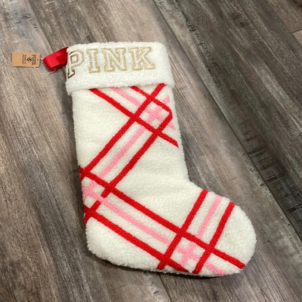 Victoria's Secret PINK Christmas Stocking NEW